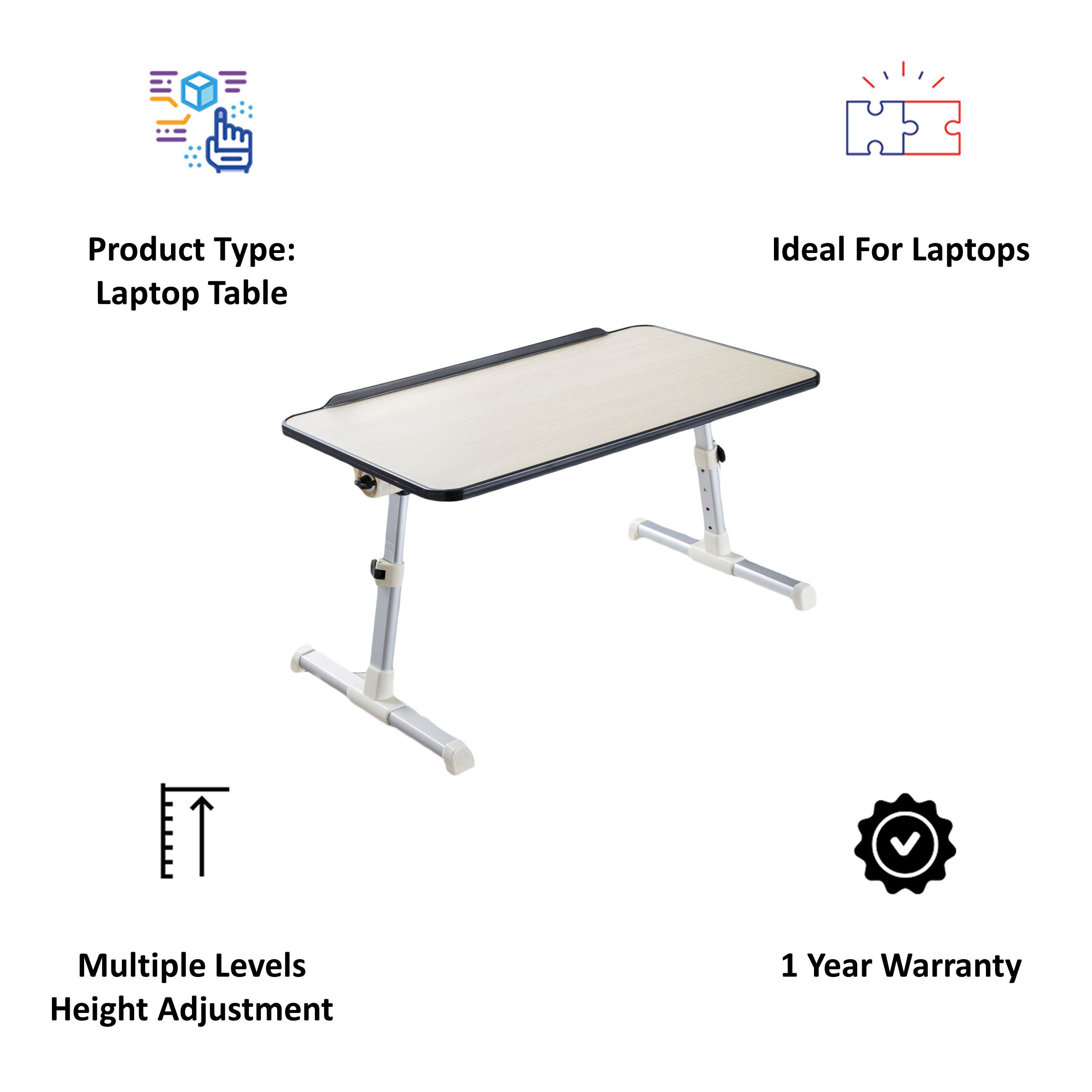 Buy Neopack Ergonomic Laptop Table For 1316 inch Laptops (Multiple